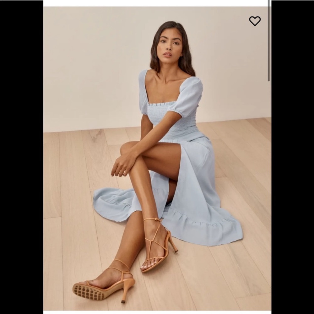 Reformation Light Blue Dress